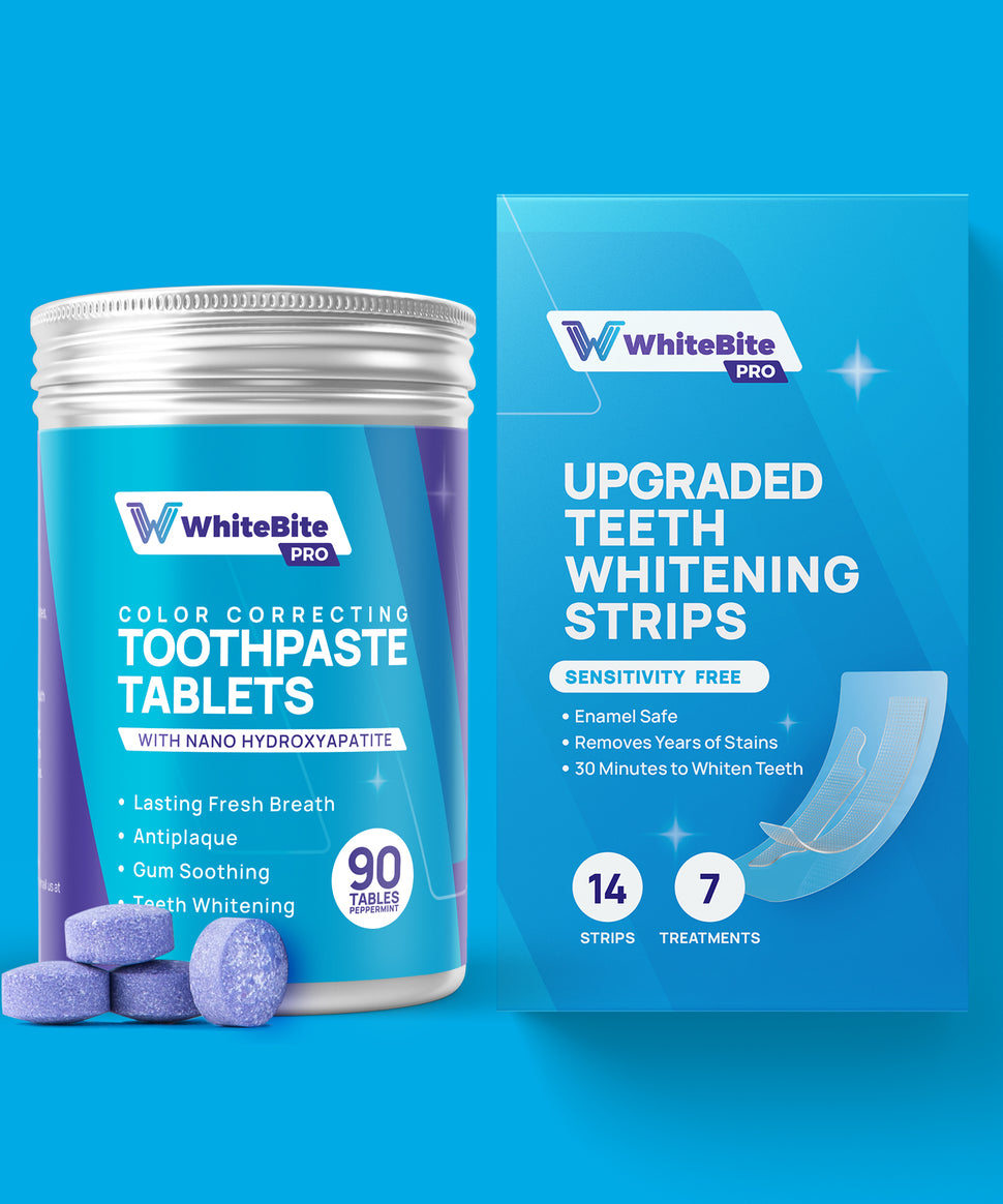 Whitebite PRO Toothpaste Tablets + Strips（14Strips） – WhiteBite LLC